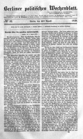 No 32, 10. August 1839