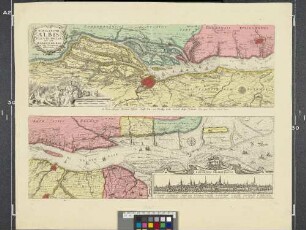 Nobilissimi Albis Fluvii Ostia nec non Hamburgense et alia Territoria adjacentia
