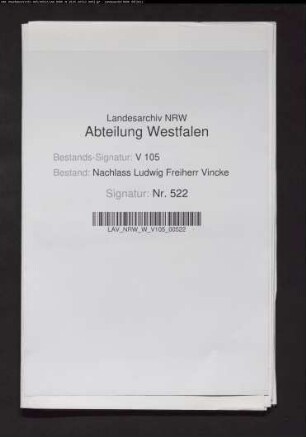 5 Briefe von vom Zieten auf Wustrau