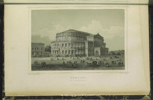 Dresden. Das Theatergebäude