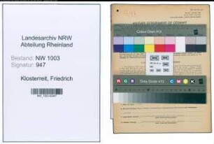 Entnazifizierung Friedrich Klosterreit , geb. 10.05.1899 (Fuhrunternehmer)