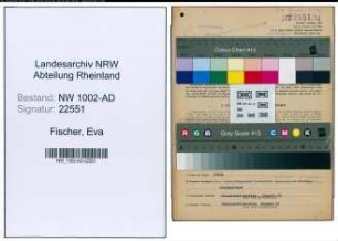 Entnazifizierung Eva Fischer, geb. 06.09.1921 (Buchhalterin)