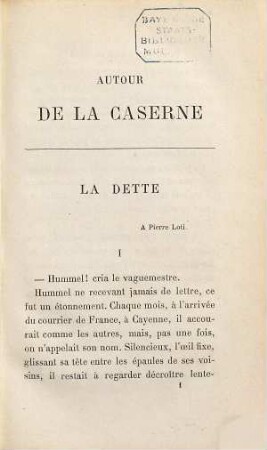 Autour de la caserne