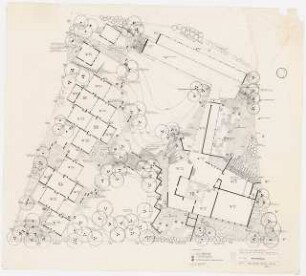 Institut zur Erlangung der Hochschulreife (Westfalenkolleg), Bielefeld Grünanlage: Pflanzplan 1:200