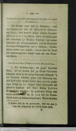 Oeffentliche Plätze in den Vorstädten