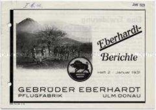 Eberhardt-Berichte / Heft 2 / Januar 1931