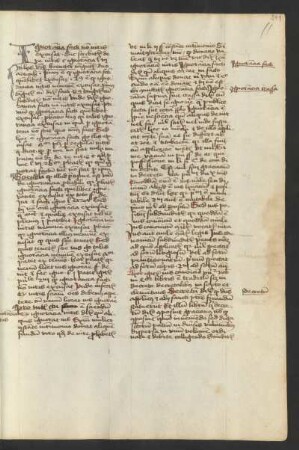 Expositio allegationum iuris (unvollständig, Schluss fehlt)