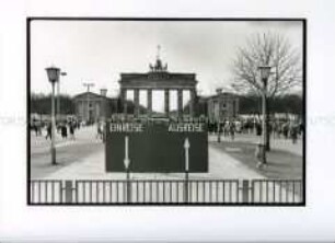 Transparent am Brandenburger Tor