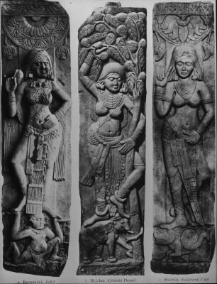 Kalkutta / Calcutta, Bharhut Stupa, Pfeilerreliefs. Museum of India
