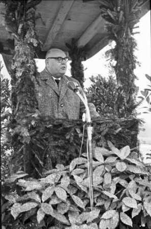 Riegel: Ansprache Landrat Wehrle von Emmendingen