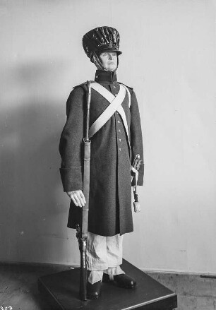 Musketier des Infanterie-Regiments "König", Feldmarschmäßig