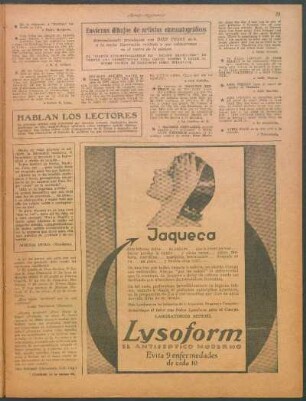 Hablan los lectores