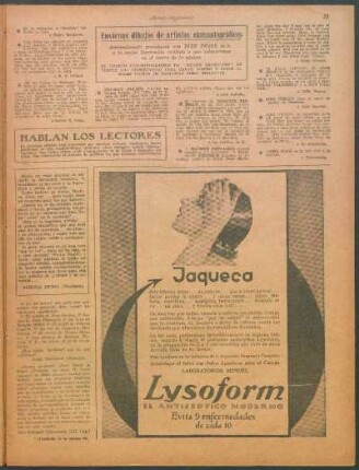 Hablan los lectores