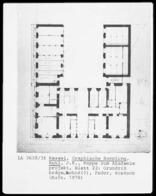 Kassel & Mappe zum Akademieprojekt & Erdgeschoß?