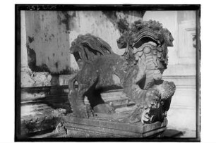 Löwenfigur : Bangkok. Chinesischer Löwe, 1908/1913