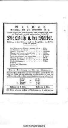 Die Waise u. der Mörder