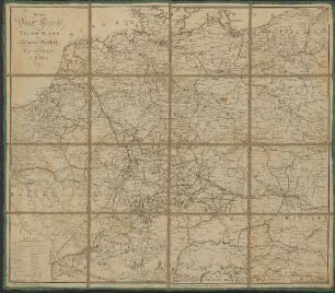 Neue Post Karte von Teutschland
