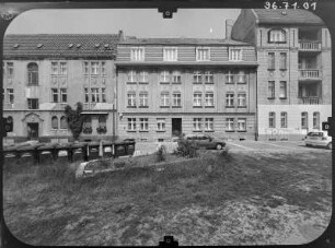 Cottbus-Mitte, Petersilienstraße. Wohnhaus. Straßenfront