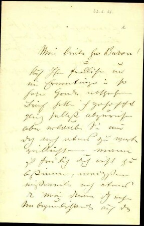 5-10-1-1.0000: Achenbach, Andreas, Maler, Professor a. d. Kunstakademie; diverse Schreiben ff.: Allgemeines (aus Garath)