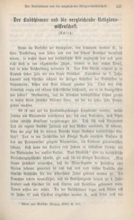 127-140 Der Buddhismus und die vergleichende Religionswissenschaft : Schluß