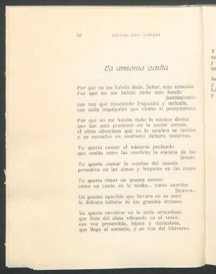 La armonía oculta