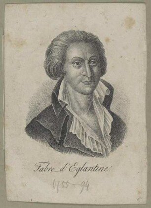 Bildnis des Philippe François Nazaire Fabre D'Eglantine