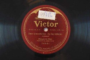 Dem Unendlichen : [D 291] / (Schubert)