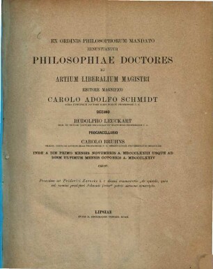 Friderici Zarncke commentatio 'De epistola, quae sub nomine presbyteri Johannis fertur' patrio sermone conscripta : (Univ. progr.). 1