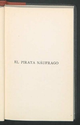 El pirata náufrago