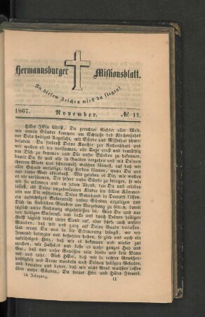 No. 11. November. 1867.