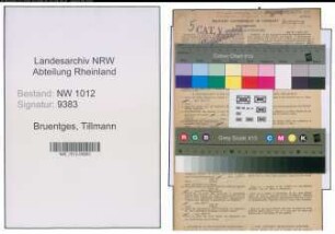Entnazifizierung Tillmann Bruentges , geb. 02.03.1904 (Schlosser)