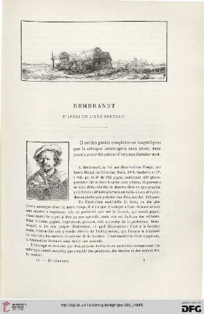 3. Pér. 9.1893: Rembrandt d'après un livre nouveau