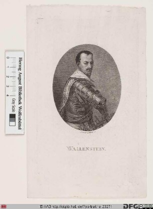 Bildnis Albrecht (Eusebius Wenzel) von Wallenstein (eig. Waldstein)