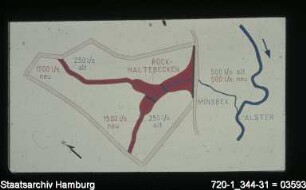Plan Rückhaltebecken