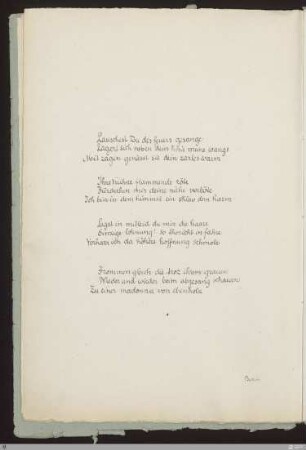 Lauschest du des feuers gesange : [SW II: H12(Pilgerfahrten)]; [SW II, S. 35/111]