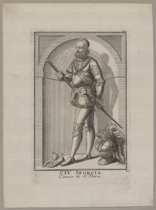 Bildnis des Sforza, Conte di Santa Fiora