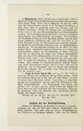 Sachsen seit der Reichsgründung