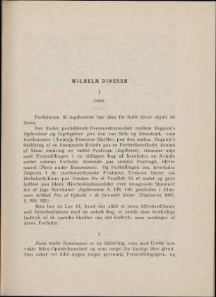 Wilhelm Dinesen (1845-1895)