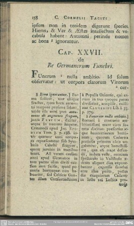 Cap. XXVII. de Re Germanorum Funebri