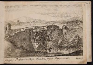 Prospect der Doser Brüken, gegen Poppenreut. - Nürnberg-Doos, Brücke; Fürth-Poppenreuth