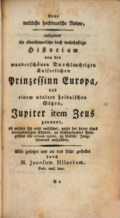 Gedichte, 2