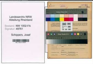 Entnazifizierung Josef Schippers, geb. 01.09.1909 (Verkaeufer)