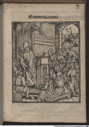 Grammatica nova : mit Vorrede von Johannes Cassis und mit Brief von Matthaeus Moretus an Cassis