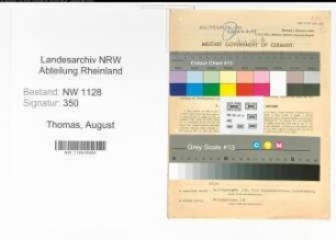 Entnazifizierung August Thomas , geb. 12.01.1887 (Feuerwehrmann)