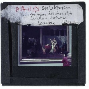 David, Die Liktoren bringen Brutus seine toten Söhne