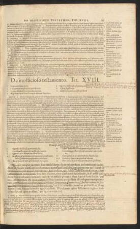 De inofficioso testamento. Tit. XVIII.