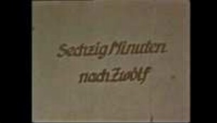 Amateurfilm "Sechzig Minuten nach zwölf" (1980)
