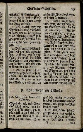 9. Christliche Selbstliebe.