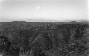 Landschaft bei Santiago : Verebnungsfläche bei Santiago de Chile.