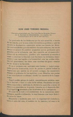 Don José Toribio Medina